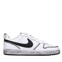 Sneakers in pelle e strass 