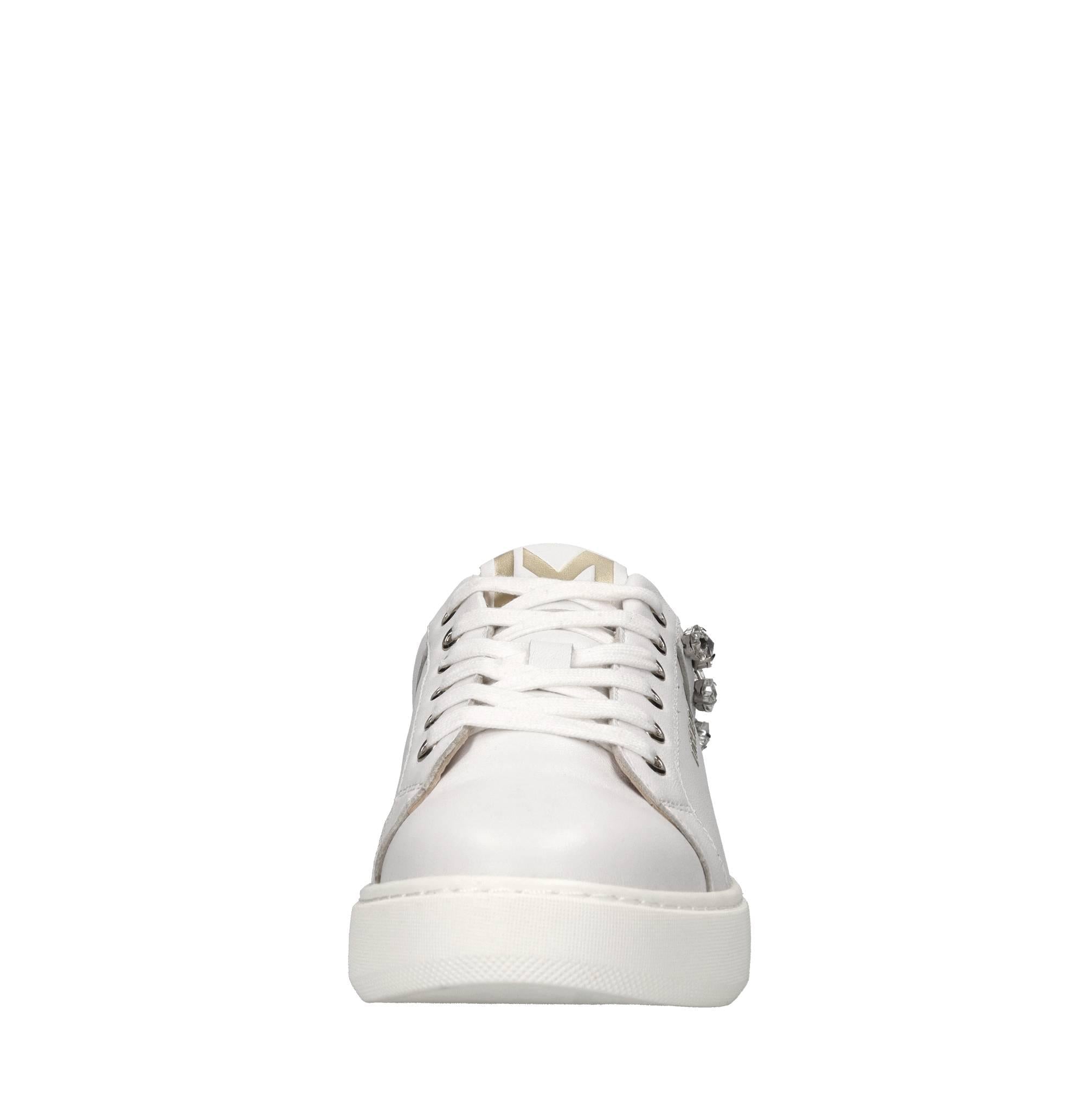 Sneakers in pelle cavallino e strass 