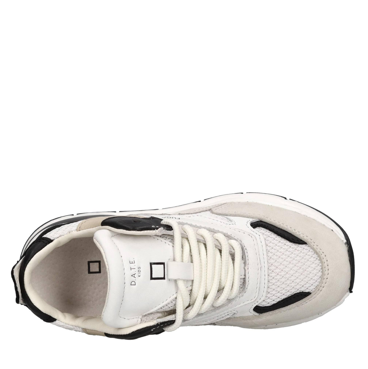 Sneakers in camoscio e tessuto 