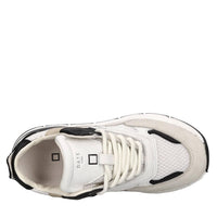Sneakers in camoscio e tessuto 