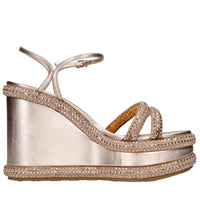Zeppe Stratosphere in pelle e strass 