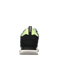 Sneakers in camoscio pelle e tessuto 