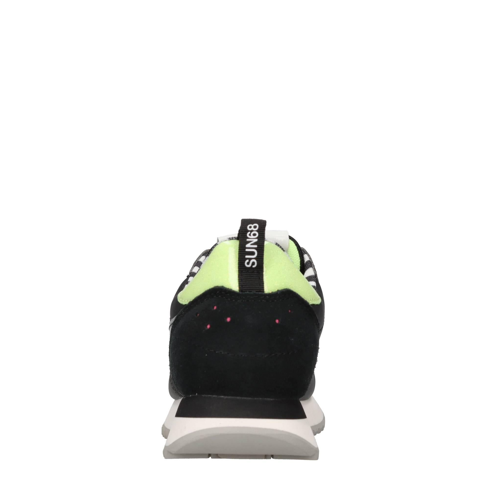 Sneakers in camoscio pelle e tessuto 