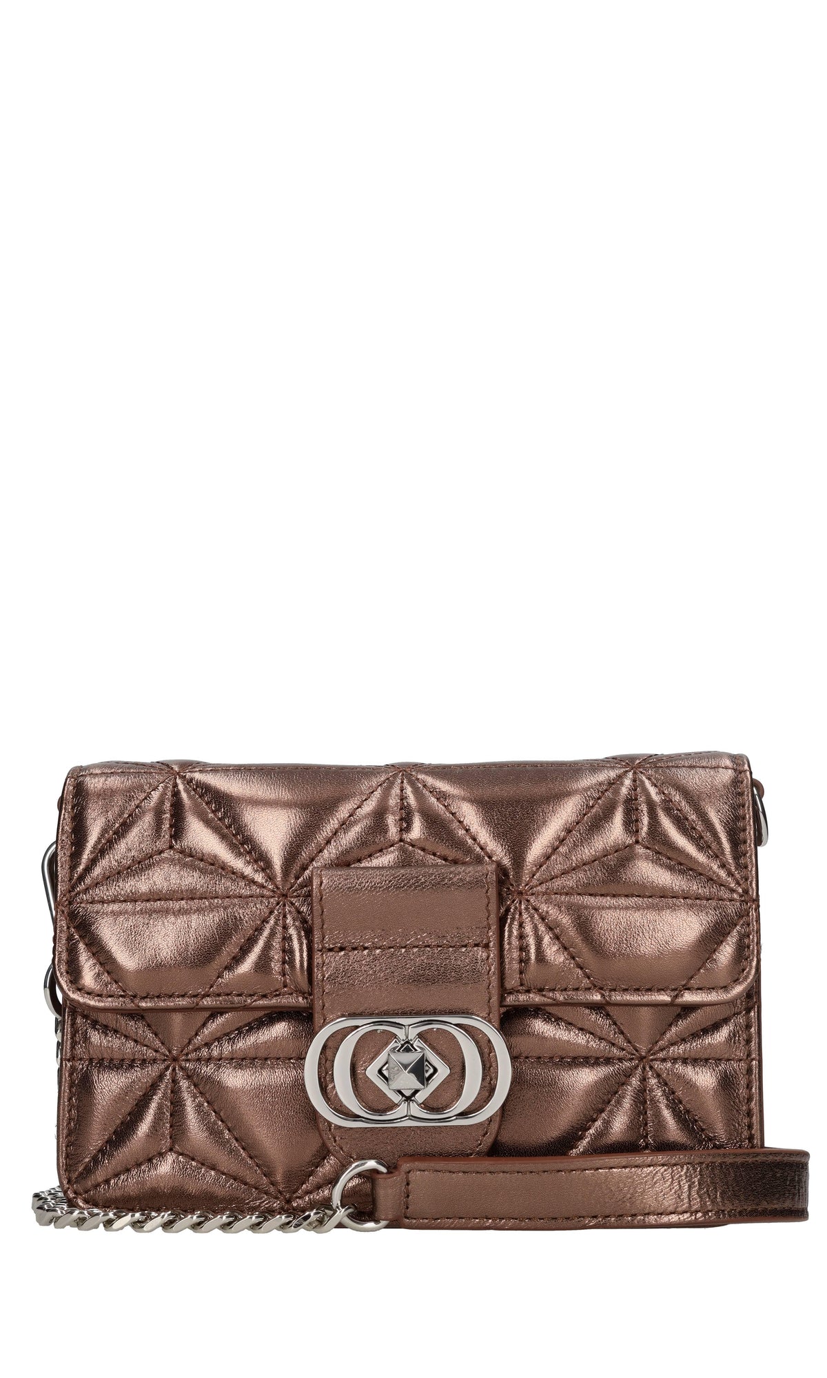 Borsa in pelle laminata 