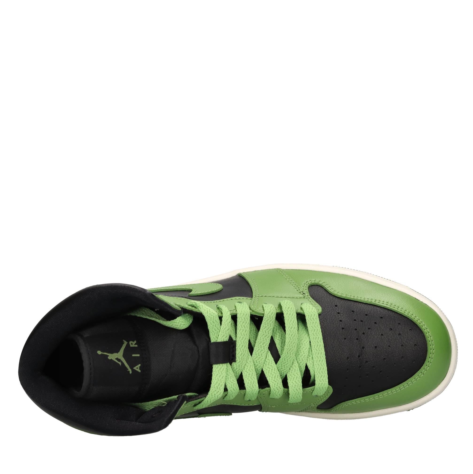 Sneakers Air Jordan 1 in pelle tessuto 