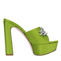 Mules in raso 