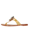 CASADEI PVC and Swarovski Jelly Flat Sandals