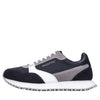 VALENTINO Leather and fabric sneakers