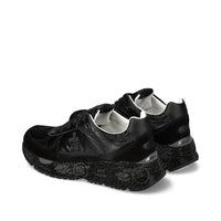 Sneakers in camoscio tessuto ed ecopelle 