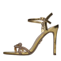 Sandali in vernice e strass 