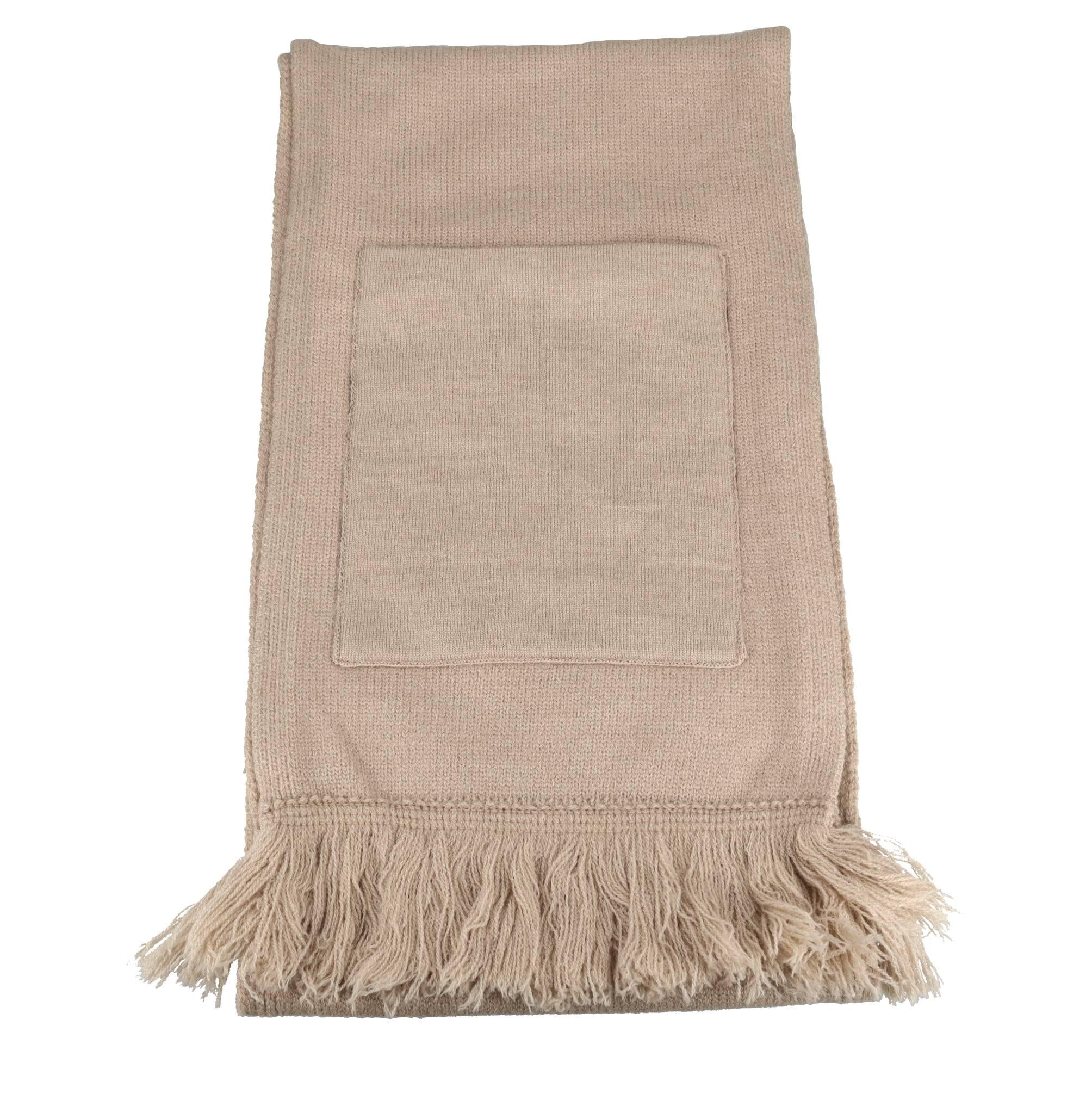 Sciarpa con tasche 
