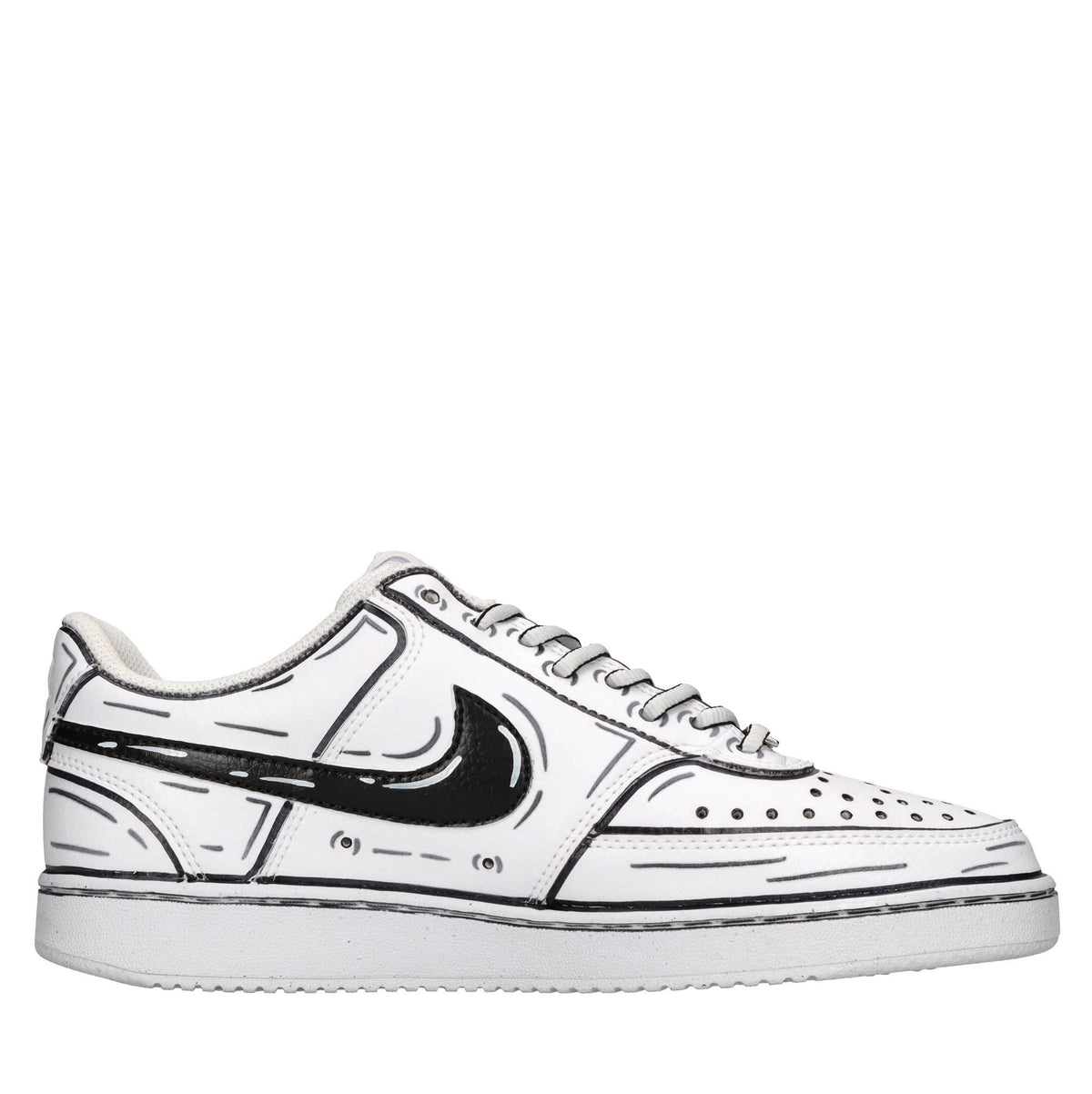 Sneakers in ecopelle e tessuto 