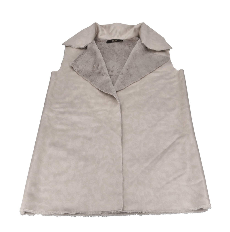 Gilet in tessuto eco-pelliccia 