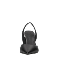 Décolléte slingback in pelle 