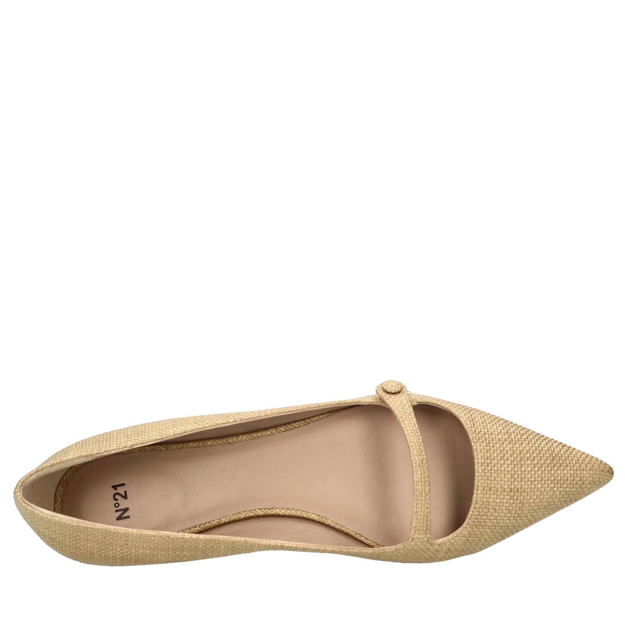 Ballerine in rafia 