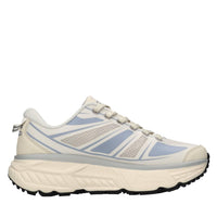 Sneakers in ecopelle e tessuto 
