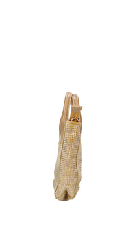 Borsa in Tessuto e Strass 
