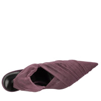Décolleté slingback in tulle 