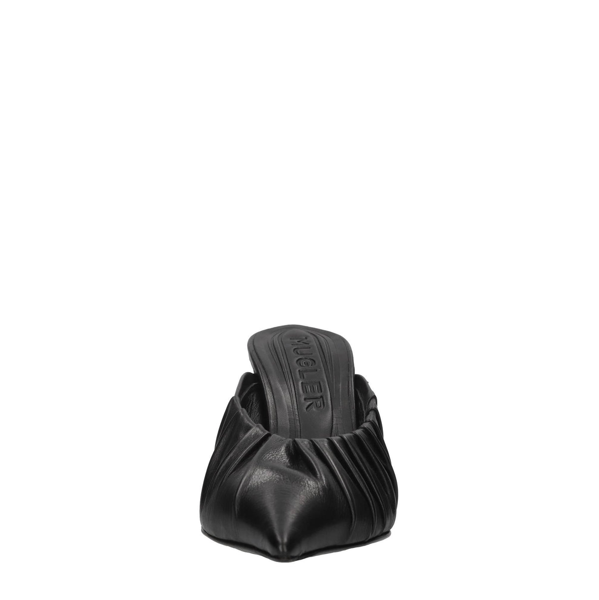 Sabot Draped in pelle 