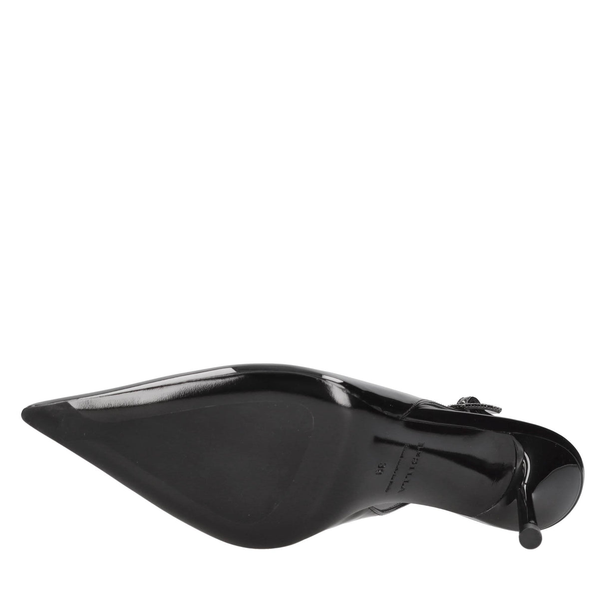 Décolleté Slingback modello CLIVAGE KABIR in pelle verniciata 