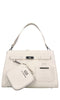 LA CARRIE Pocket faux leather shopper bag