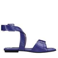 Sandali flat in pelle 