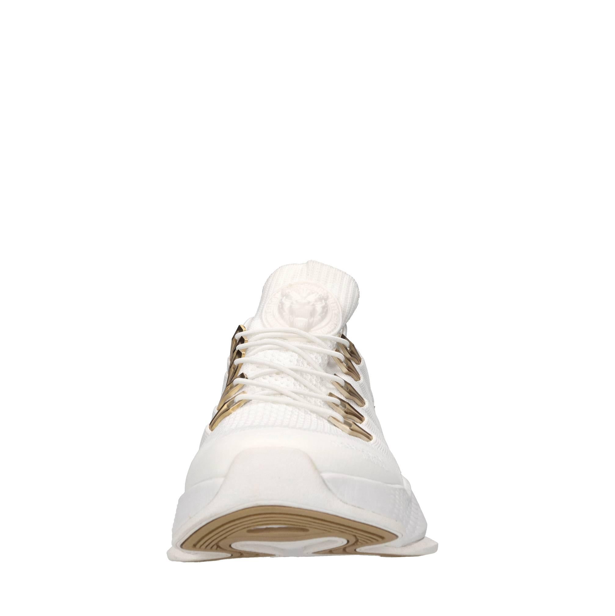 Sneakers in ecopelle e tessuto 