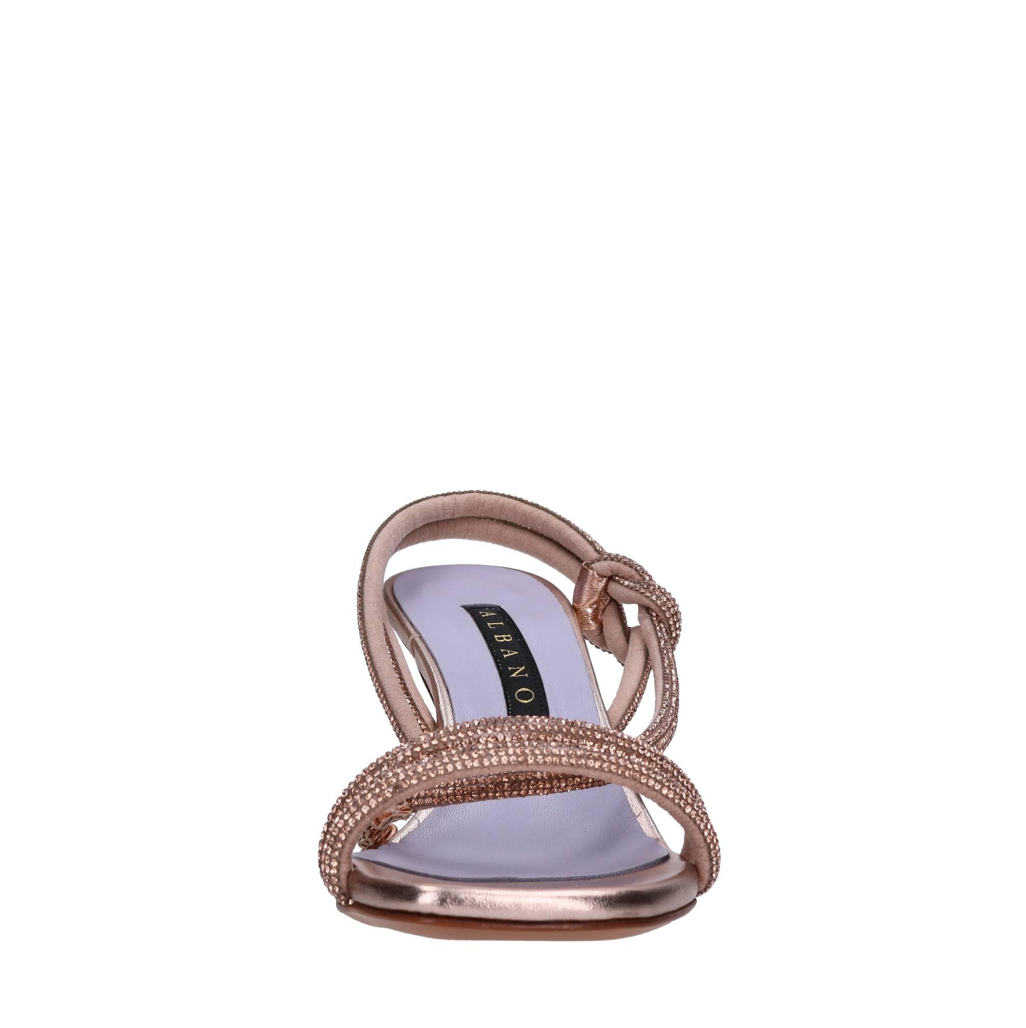 Sandali in raso e strass 