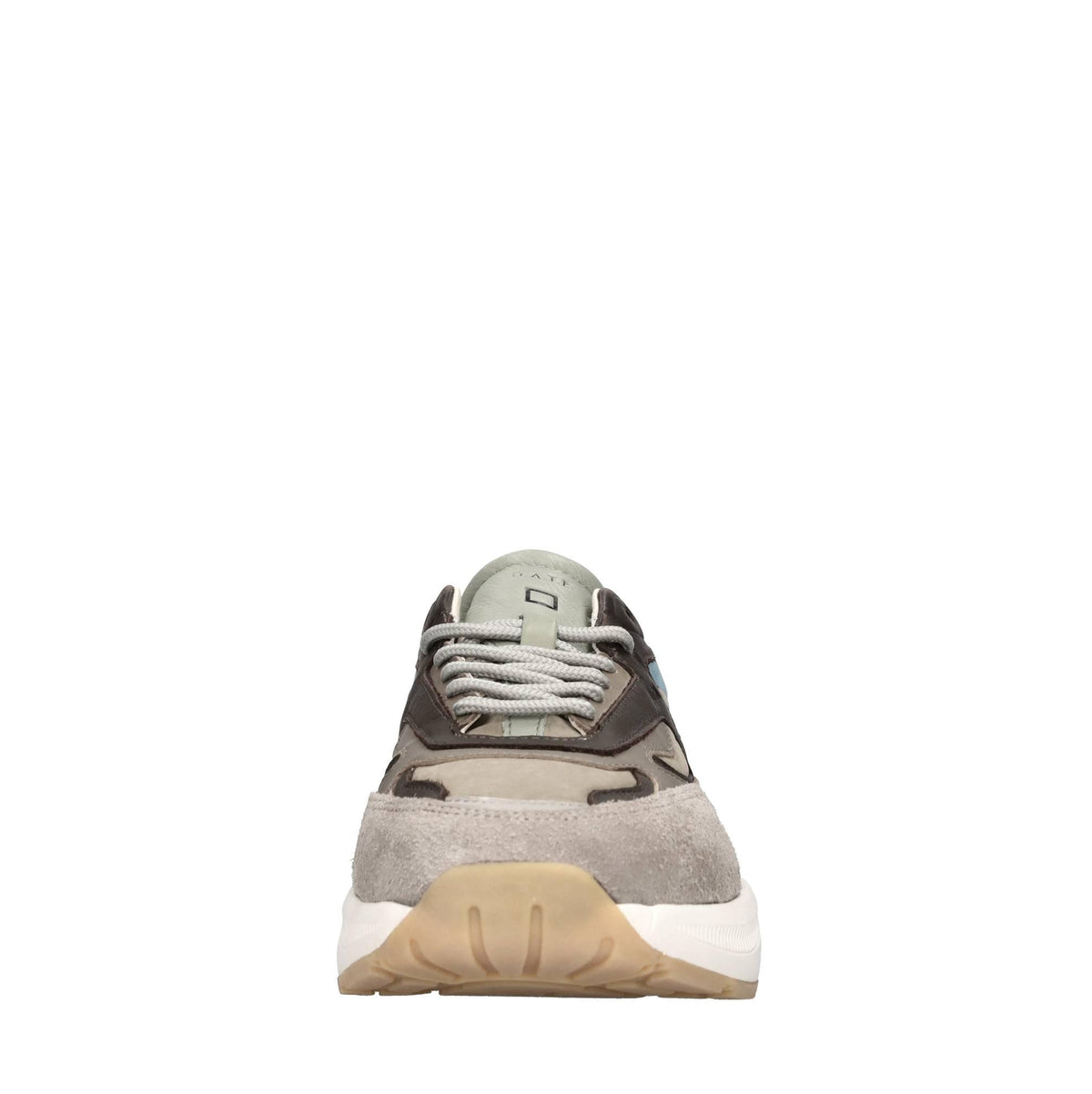 Sneakers in camoscio e tessuto 