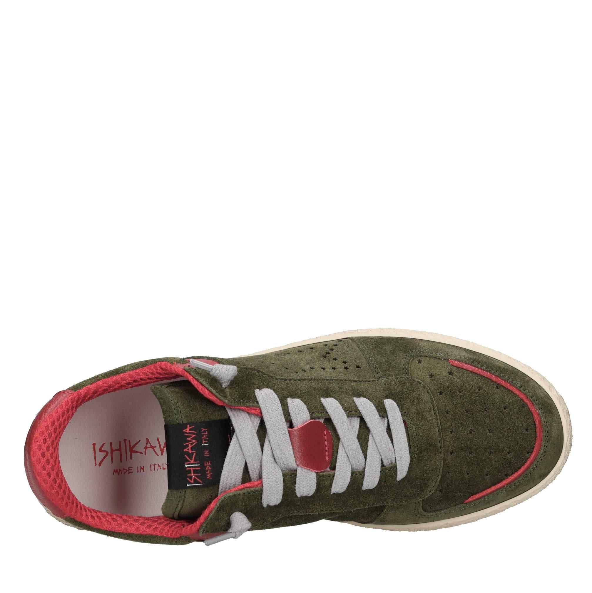Sneakers in camoscio 