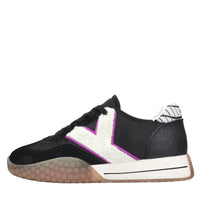 Sneakers in camoscio, tessuto e gomma 