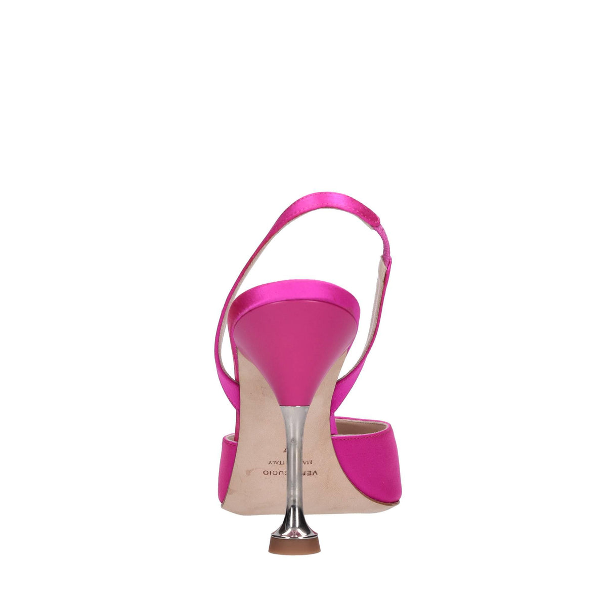 Décolleté slingback in raso 