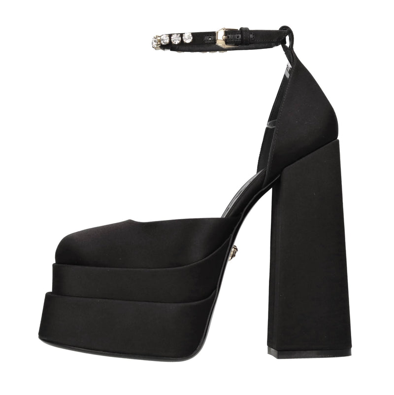 Décolleté slingback in raso 