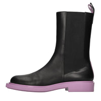 Stivaletti Vera 020 in pelle e tessuto 