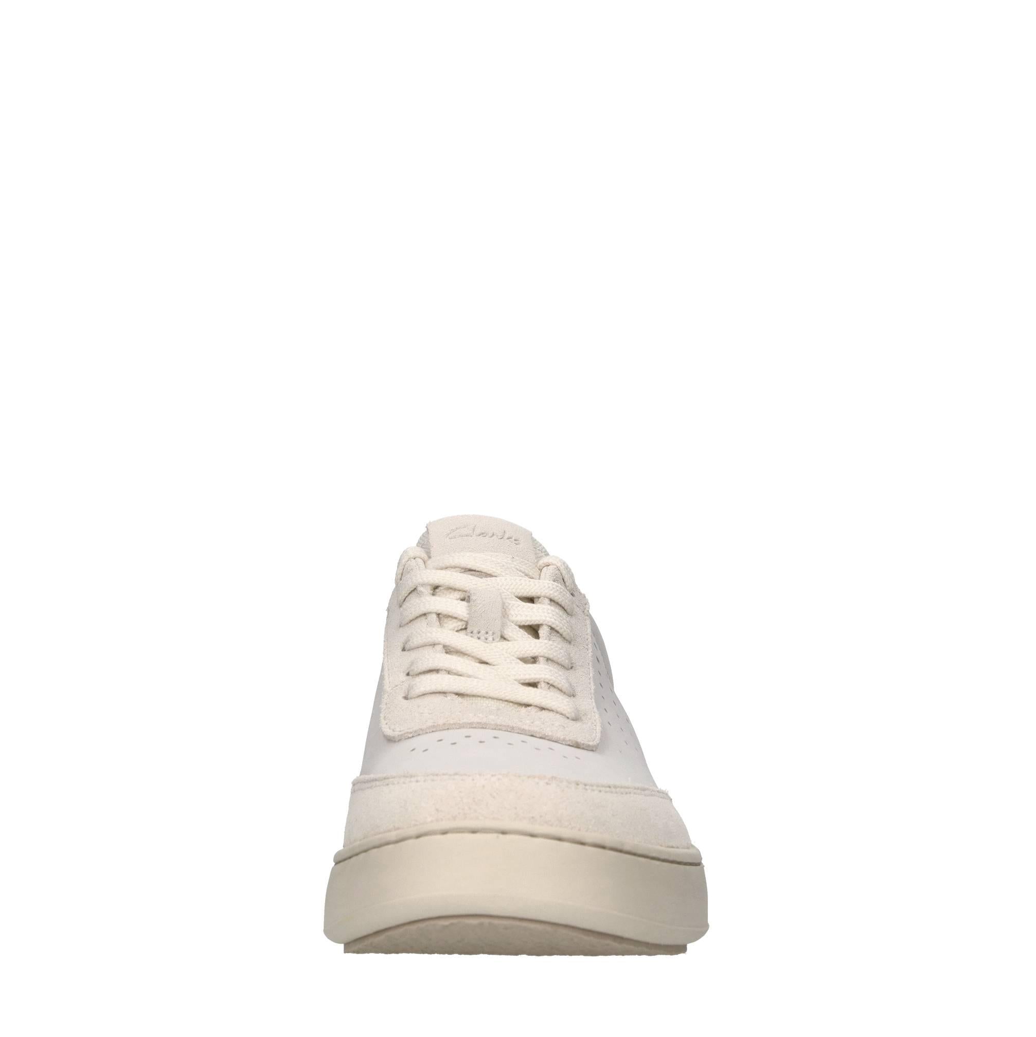 Sneakers in pelle e tessuto 