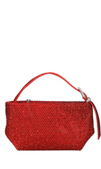 Borsa Jessye in raso e strass 
