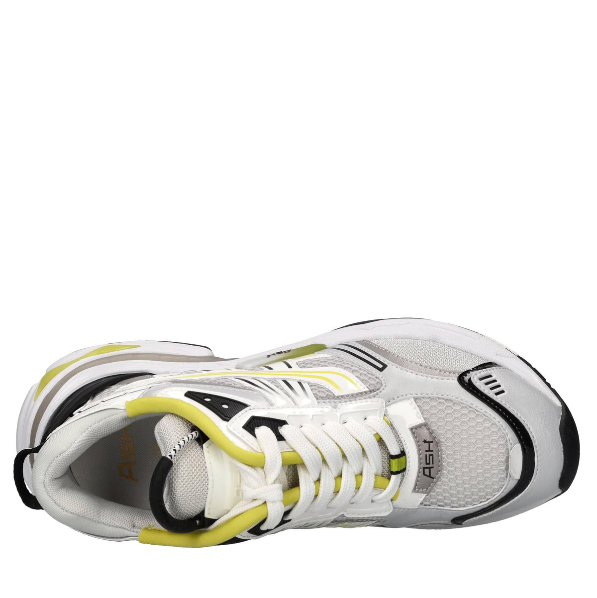 Sneakers in ecopelle e tessuto 