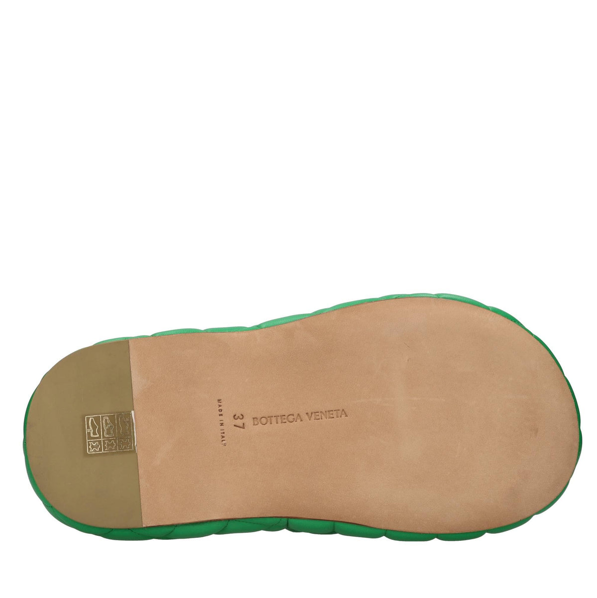 Mules in pelle trapuntata 