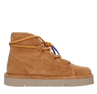 Polacchine P67 ANKLE BOOT PANCHIC in camoscio e ecopelliccia 