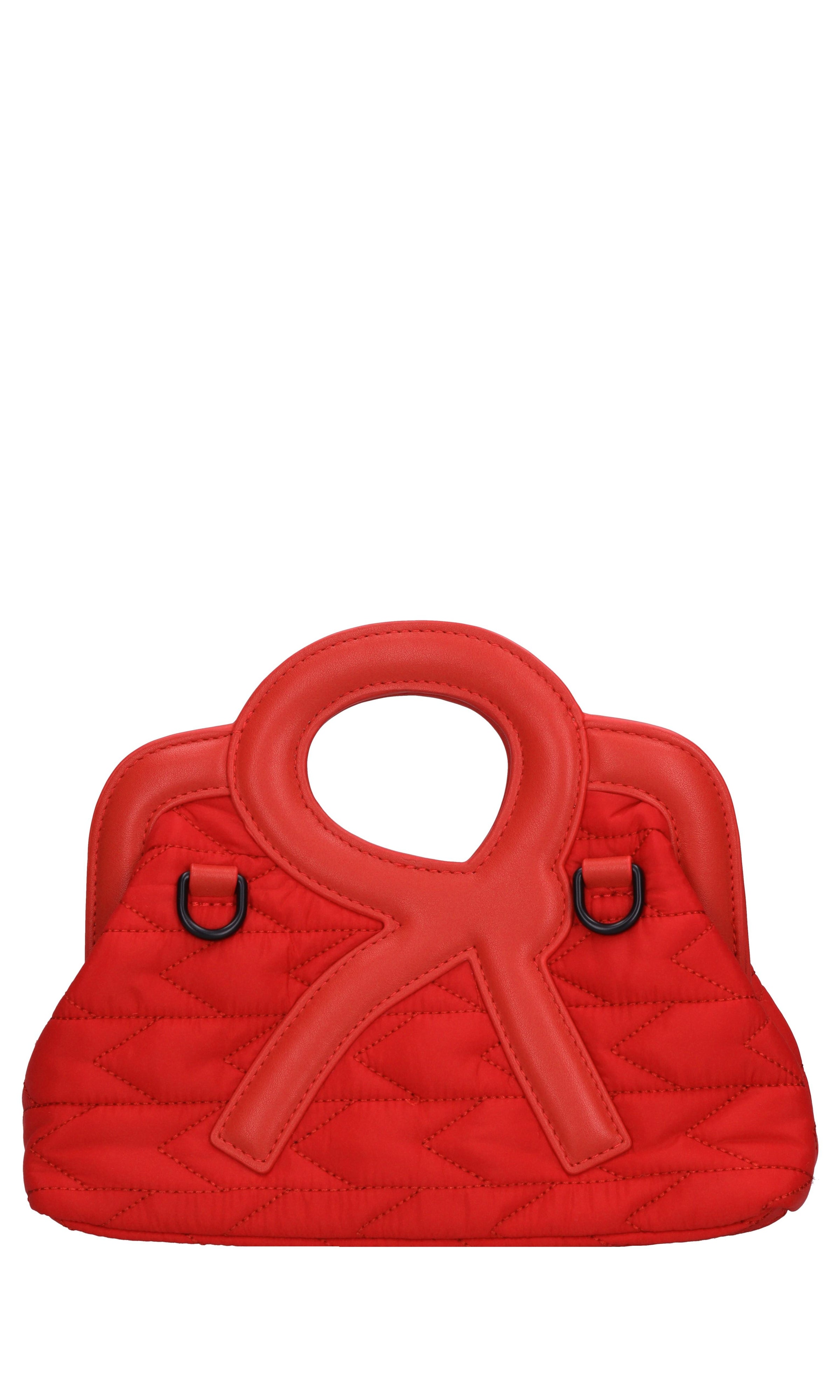 Borsa in tessuto ed ecopelle 