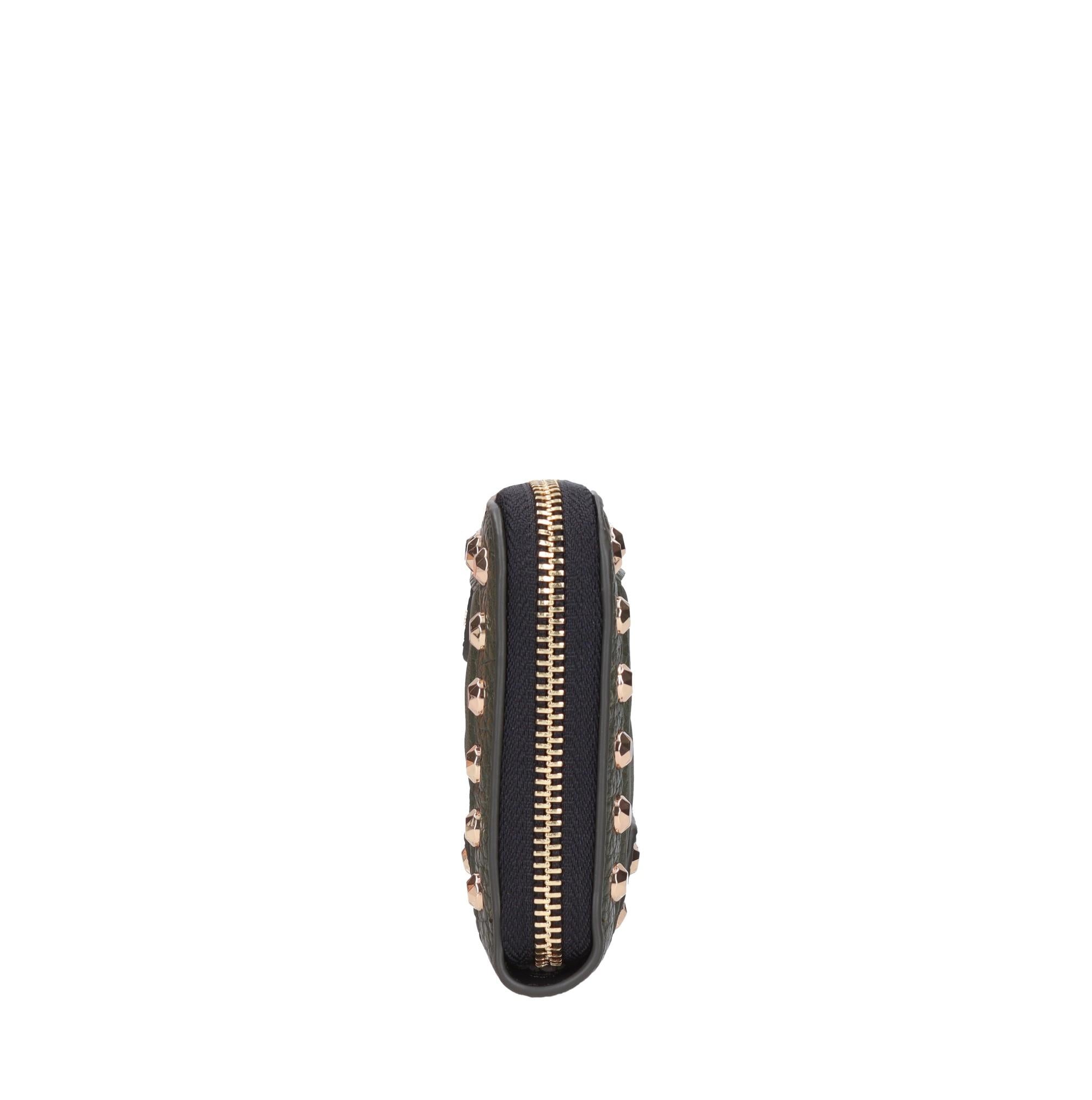 Portafoglio Dark Wave big wallet in ecopelle e tessuto 