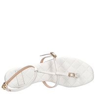 Sandali flat in pelle 