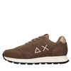 SUN68 Sneakers in camoscio e tessuto