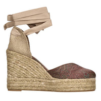 Zeppa modello CHIARA by ETRO in tessuto e corda 
