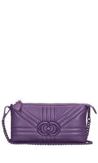 Borsa Grate Double in pelle 