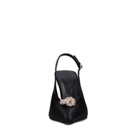 Décolleté slingback in raso 