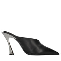 Mules in pelle 