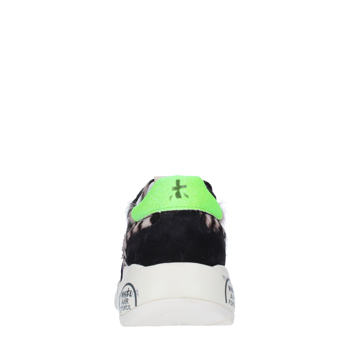 Sneakers in camoscio cavallino e tessuto 