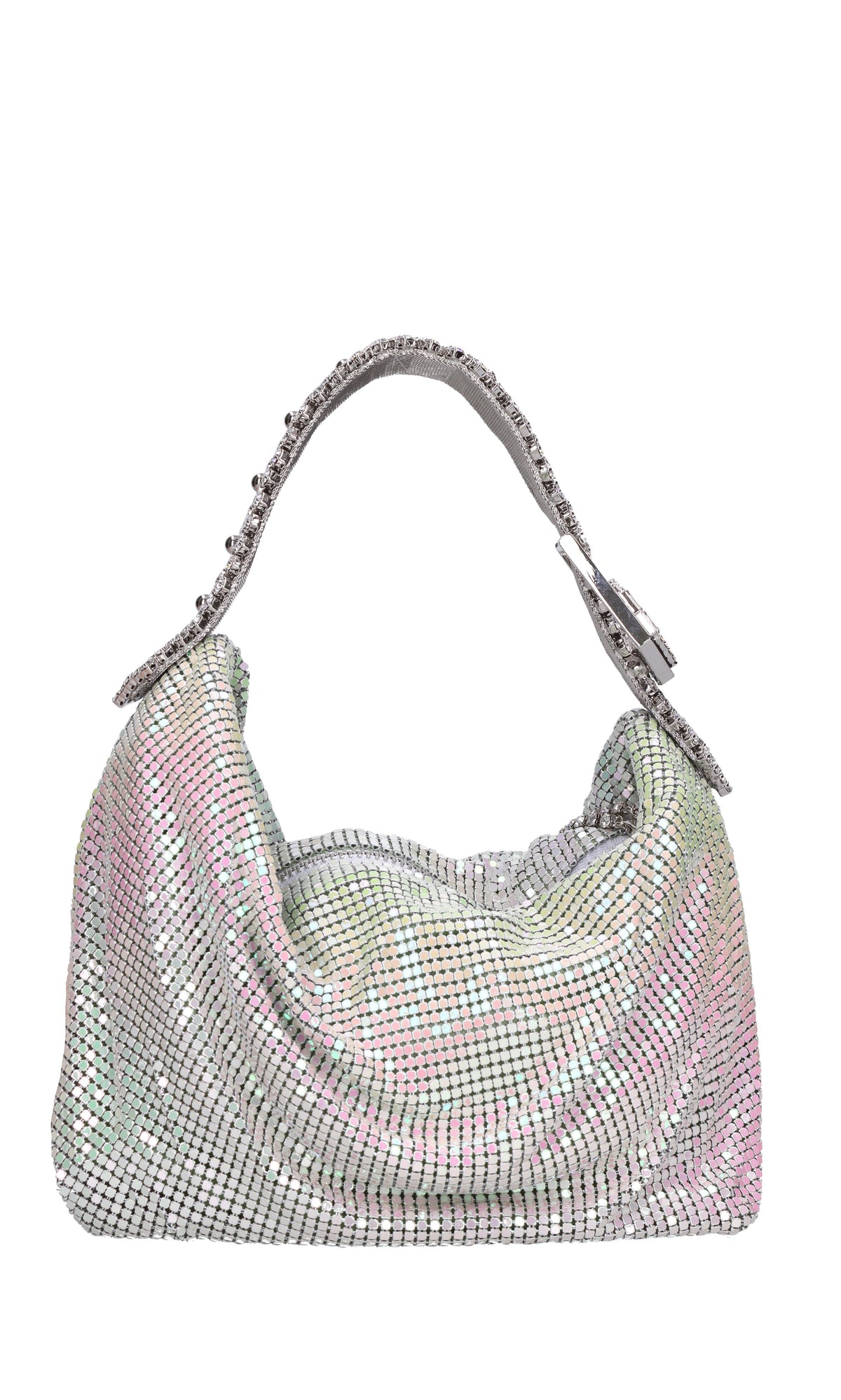 Borsa mini modello JILL in maglia metallica 