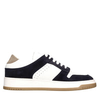 Sneakers in pelle e camoscio 